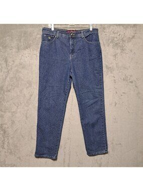 Gloria Vanderbilt 14 Short Jeans Blue Hi Rise Tapered Vintage Casual